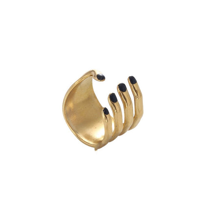 Personalized Ring Trend Line High Profile 304 Stainless Steel