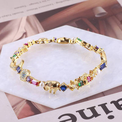 Electrophoresis Throw Number 4 Creative Cute Small Animal Bracelet