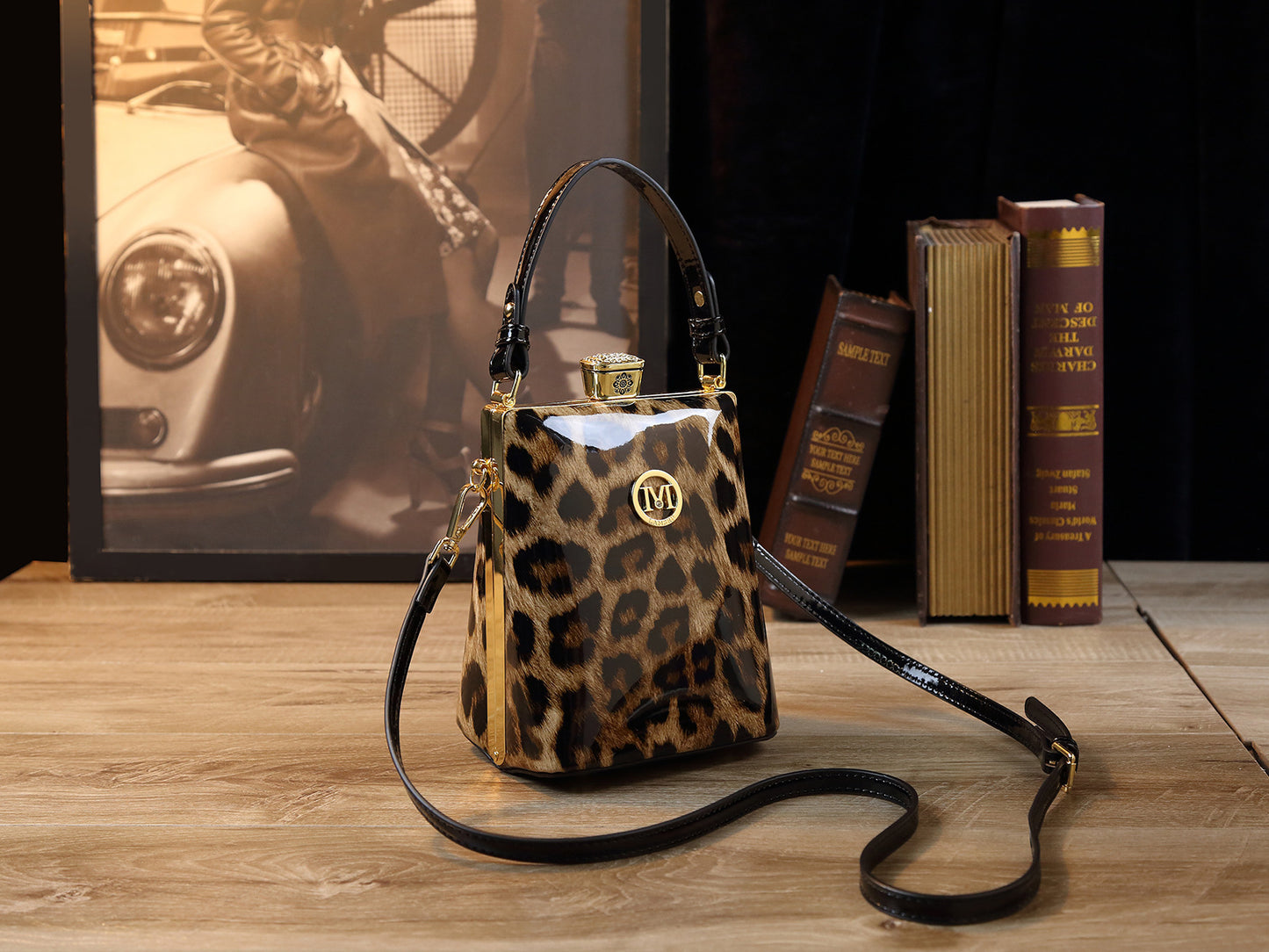 One Shoulder Bag Women Patent Leather Crossbody Glossy PU