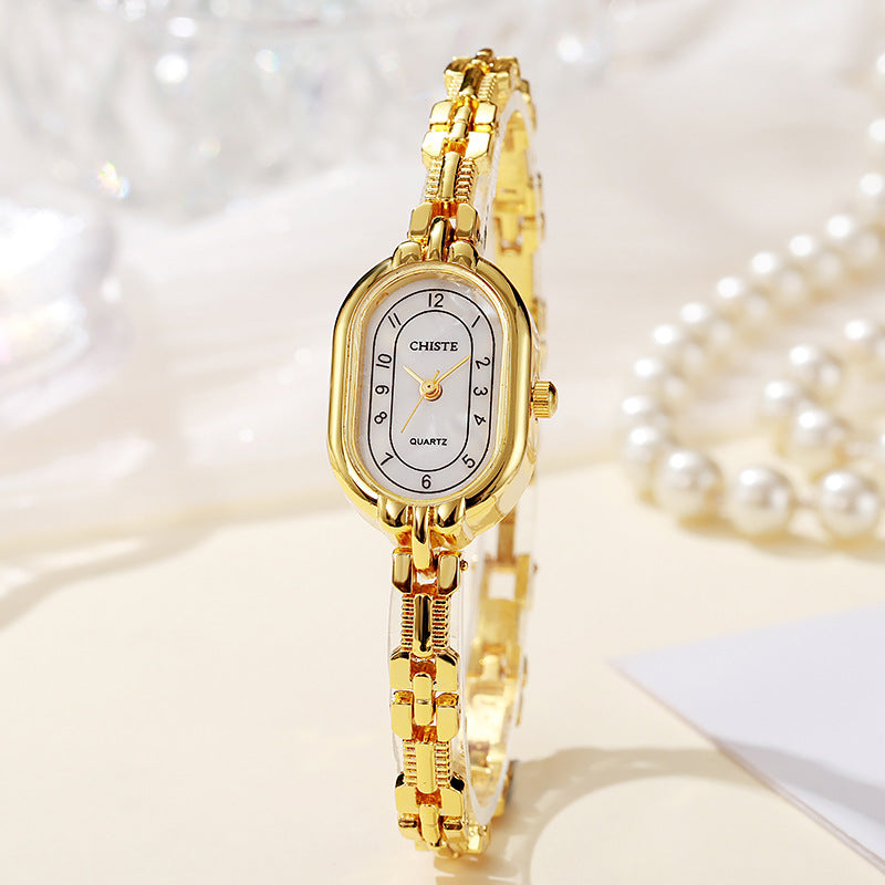 Women's Oval Bracelet Watch