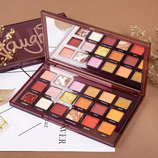 Makeup Palette 18 Color Eye Shadow Matte Bead Lazy Eye Shadow Palette Louisiana Mart
