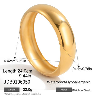 Color Matching Stainless Steel Ornament Women's High-grade Non-fading Bracelet