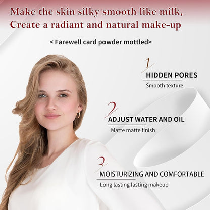 Moisturizing Primer Foundation With Hyaluronic Acid & Vitamin B5 For Sensitive Skin - Light Coverage Brightening Universal Shade Louisiana Mart