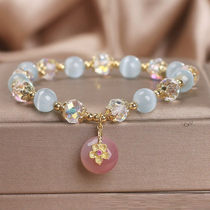 Chinese Style Yanyuan Agate Bracelet in Louisiana | Peace Buckle Pendant