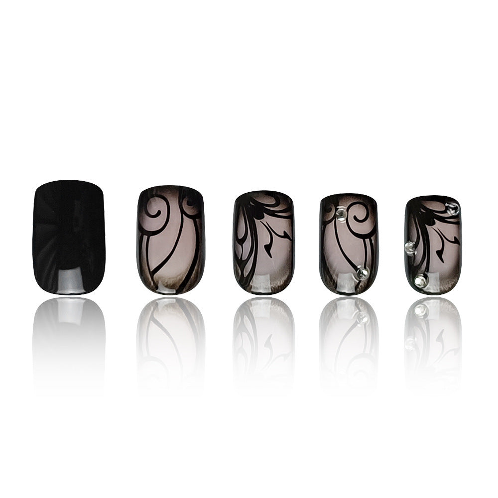 Dark Ins Style Black Vine Wearing Nails And Nails Louisiana Mart