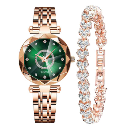 Women's Starry Sky Watch - Elegant Luxury Dress Timepiece