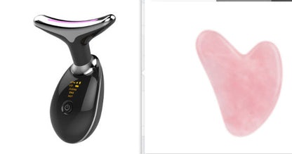 EMS Thermal Neck Lifting And Tighten Massager Electric Microcurrent Wrinkle Remover Louisiana Mart