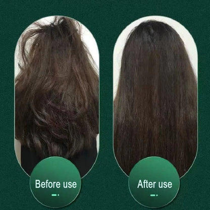 New 2 In 1 Hair Straightener Hot Comb Negative Ion Curling Tong Dual-purpose Electric Hair Brush Louisiana Mart