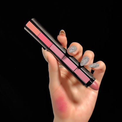 Matte 5-color Lipstick Set Velvet Lip Stick Non-stick Lip Gloss Long Lasting Waterproof Sexy Red Lipstick Louisiana Mart